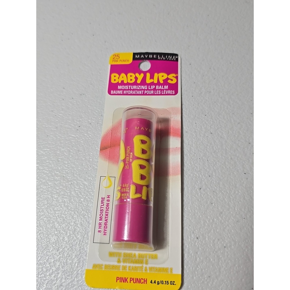 Maybelline Baby Lips Moisturizing Lip Balm Shade‎ 25 Pink Punch